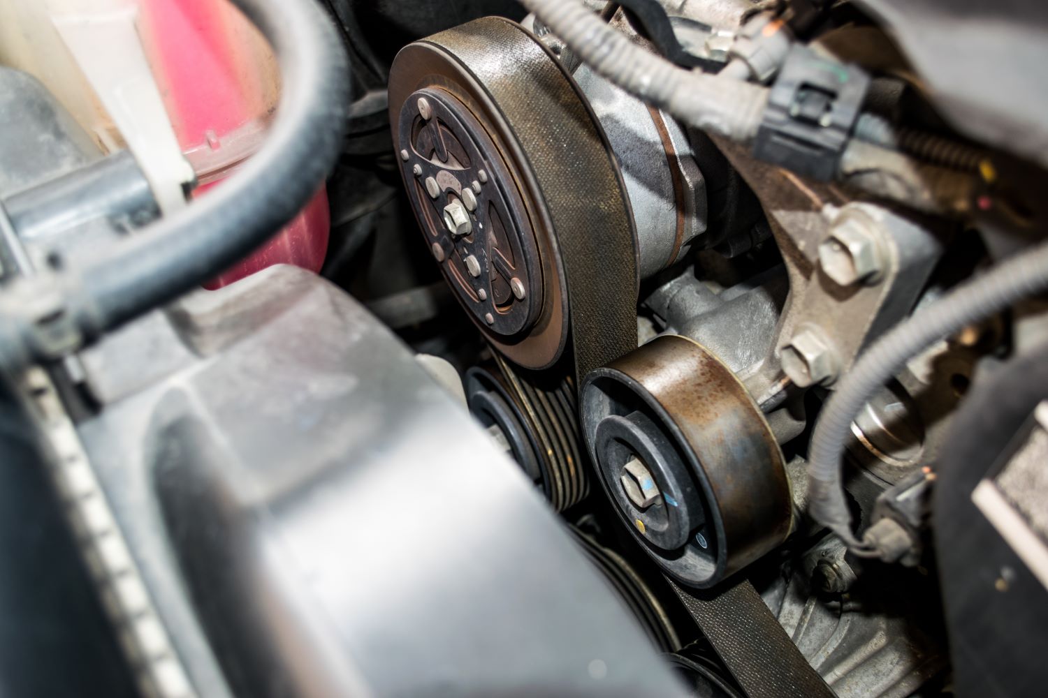 Where Is The Tensioner Pulley Located In The Garage With CarParts