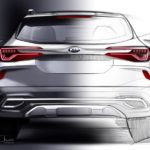 kia new suv sketch