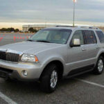 left front of 2004 lincoln aviator