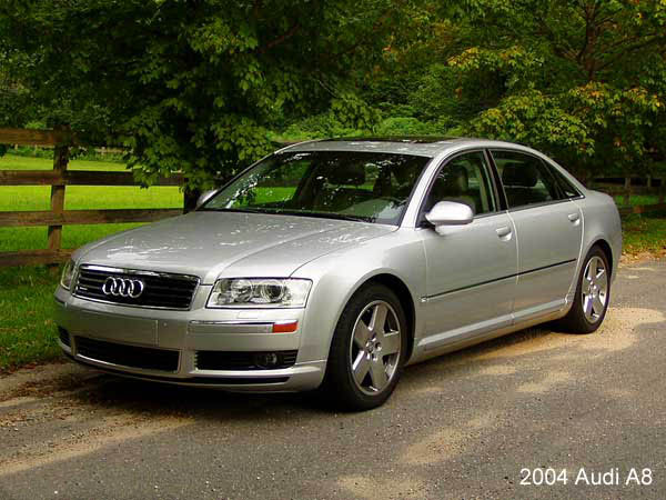 2004 audi a8 left front view