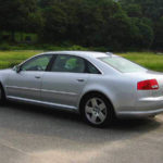 left rear view of 2004 Audi A8 L Quattro