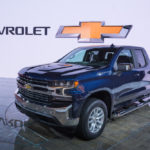 chevrolet silverado on display