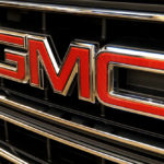 closeup of gmc emblem