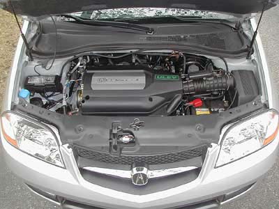 Inspecting Acura MDX Engine