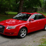 left front view 2005 Audi A4