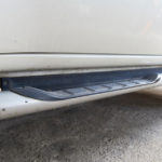 running board white car