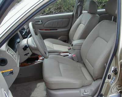 front seats light gray