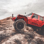 jeep wrangler in action