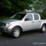 left view of 2005 Nissan Frontier