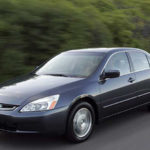 left front view of 2005 Honda Accord Hybrid