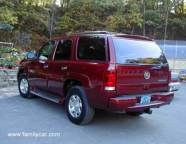 cadillac escalade left rear view