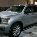 man parking his toyota sequoia