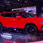 chevrolet blazer on display