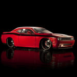 dodge challenger out on display