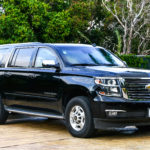 chevrolet suburban parked outside