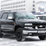 chevrolet tahoe parked outside