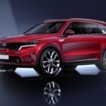 design sketch of new kia sorento scaled