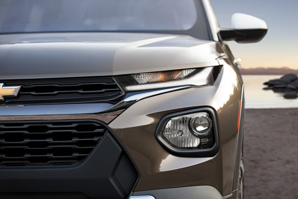 Closeup of the 2021 Chevrolet Trailblazer