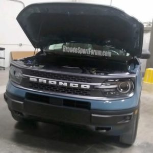 2021 ford bronco sport in the garage