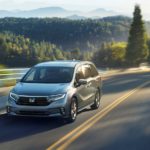 2021 honda odyssey on the road