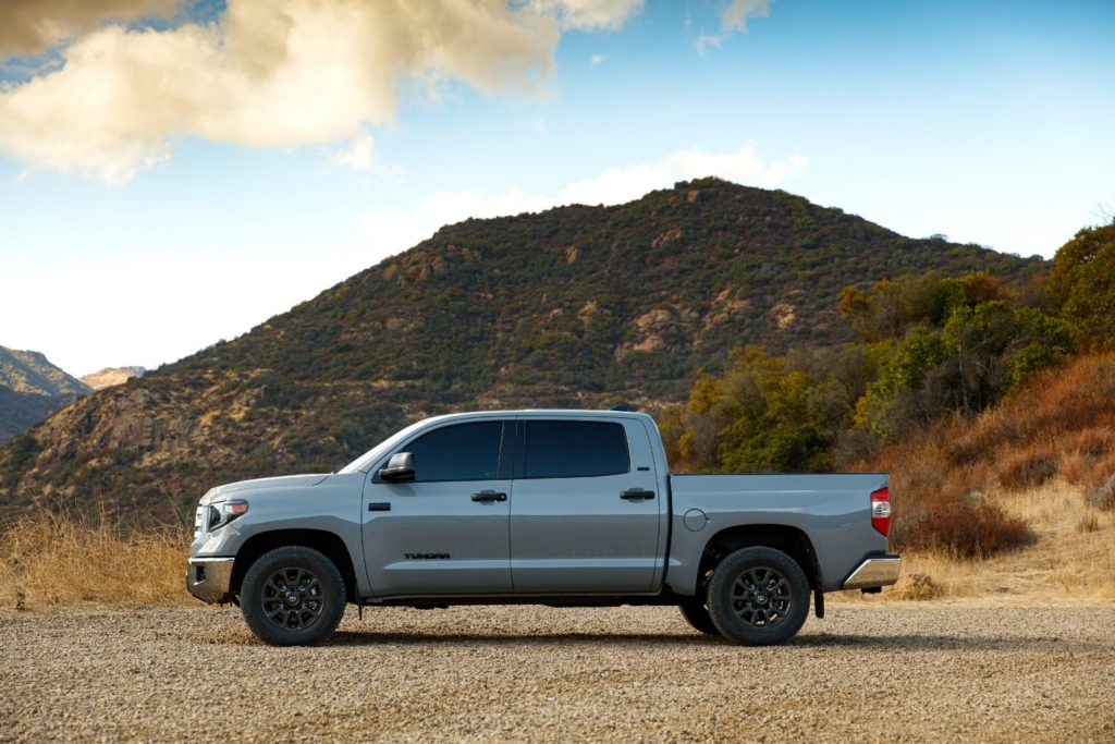 2021 Toyota Tundra in the outdoors