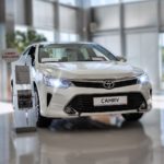 toyota camry in showroom