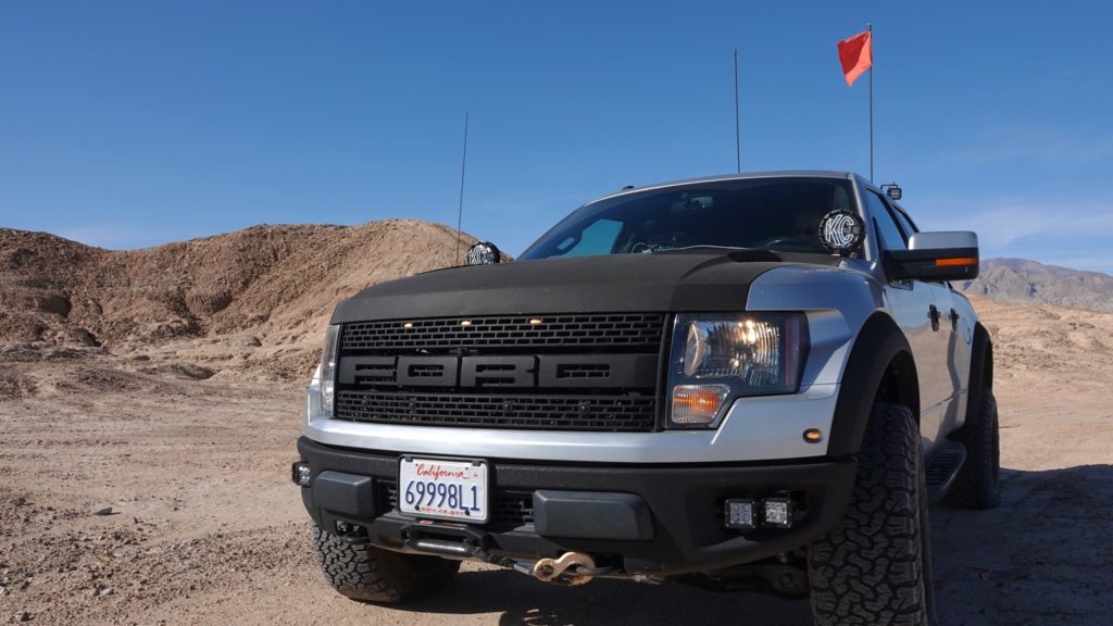 Ford F-150 in the outdoors