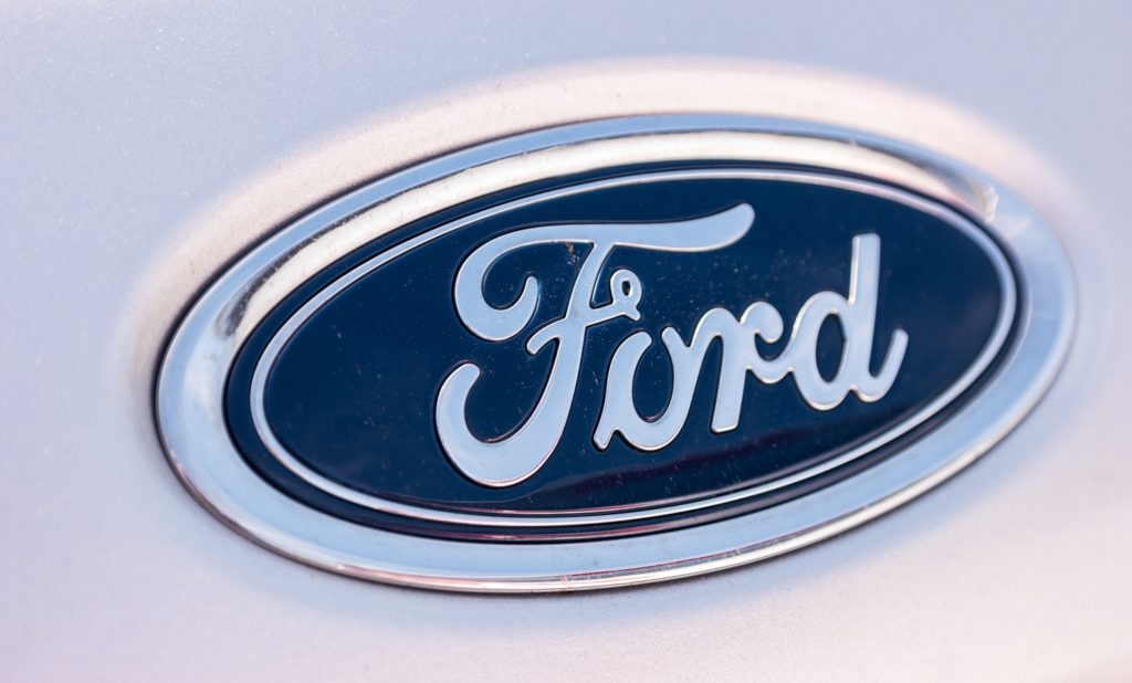 ford logo on white background