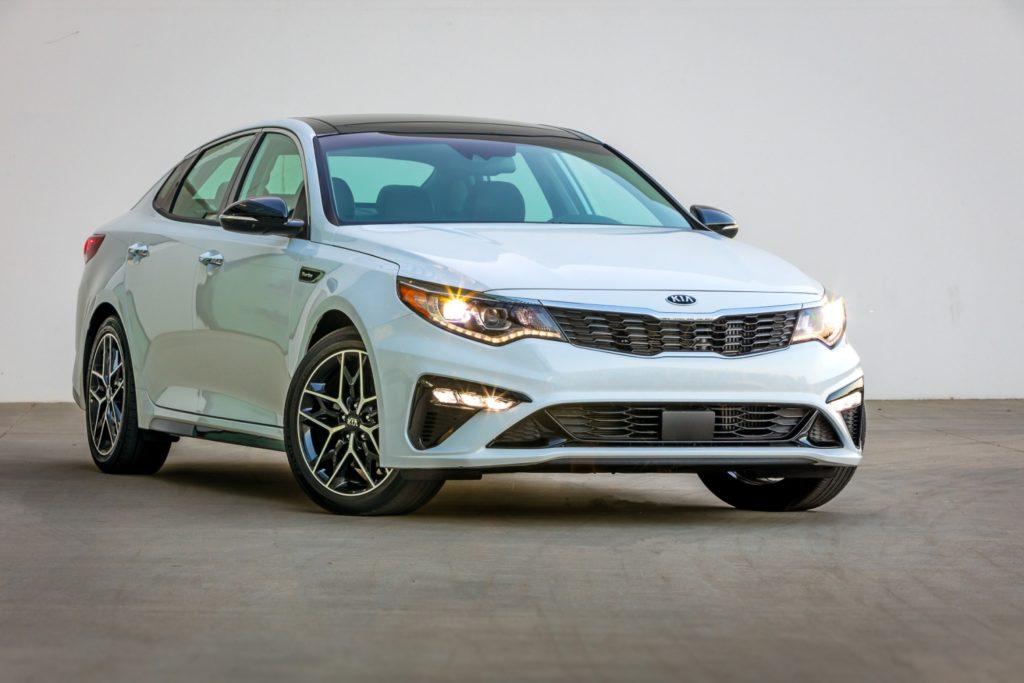 2020 Kia Optima parked outside