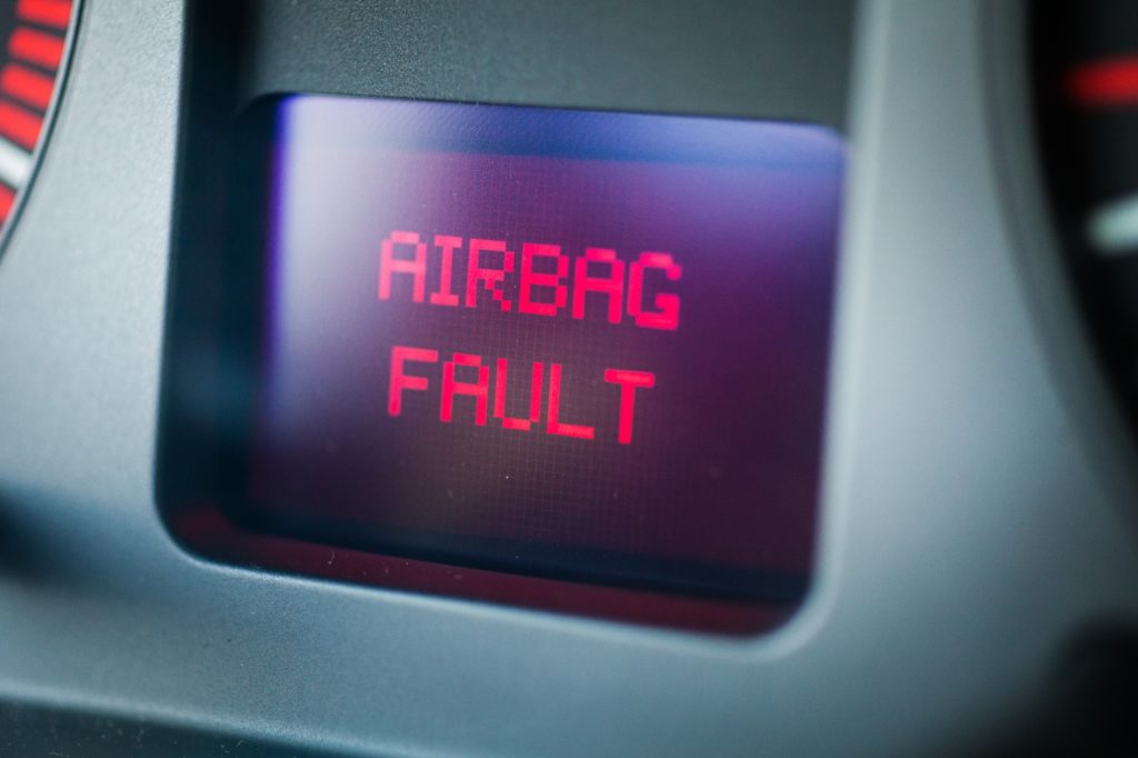 airbag fault message prompt