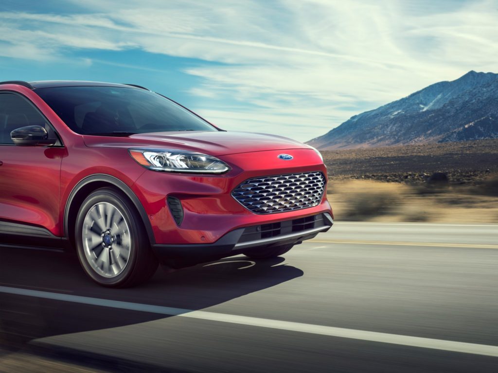 2020 Ford Escape on the road