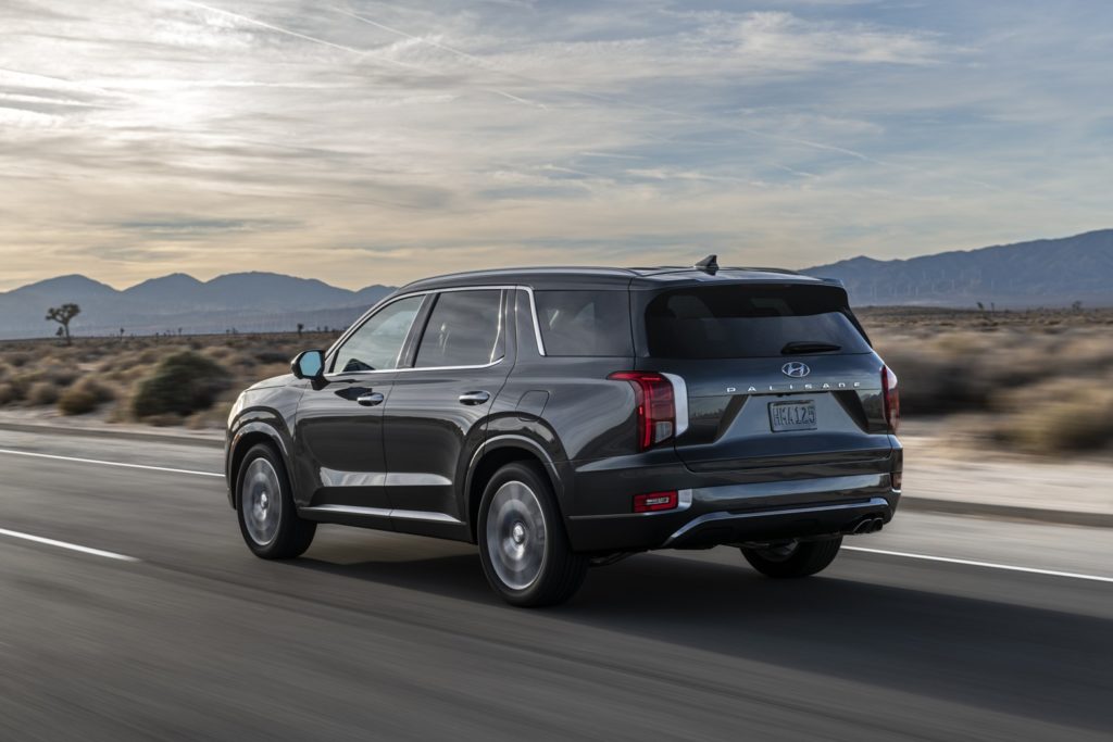 Rear shot of 2020 Hyundai Palisade