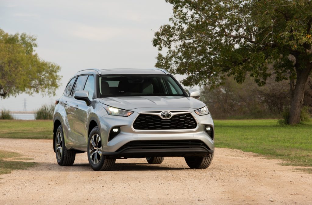 2020 Toyota Highlander parked outside