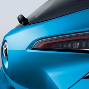 detail of 2021 toyota corolla hatchback