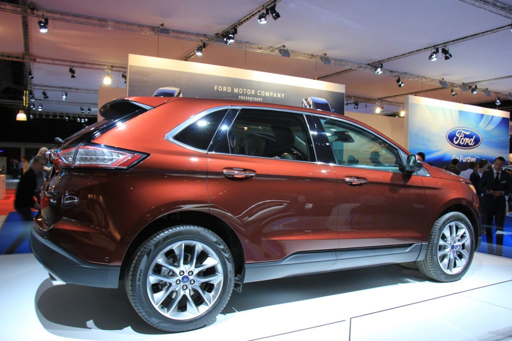 Ford Edge on display