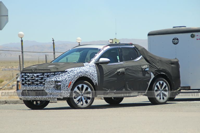 Latest spy photo of Hyundai Santa Cruz