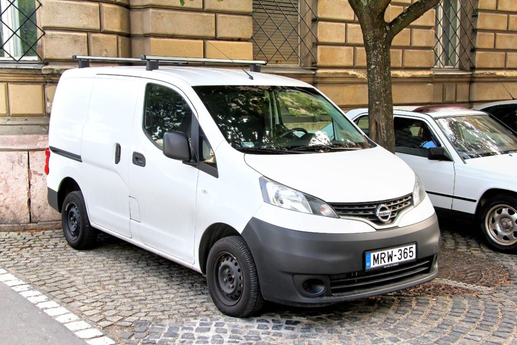 Nissan NV200 parked outside