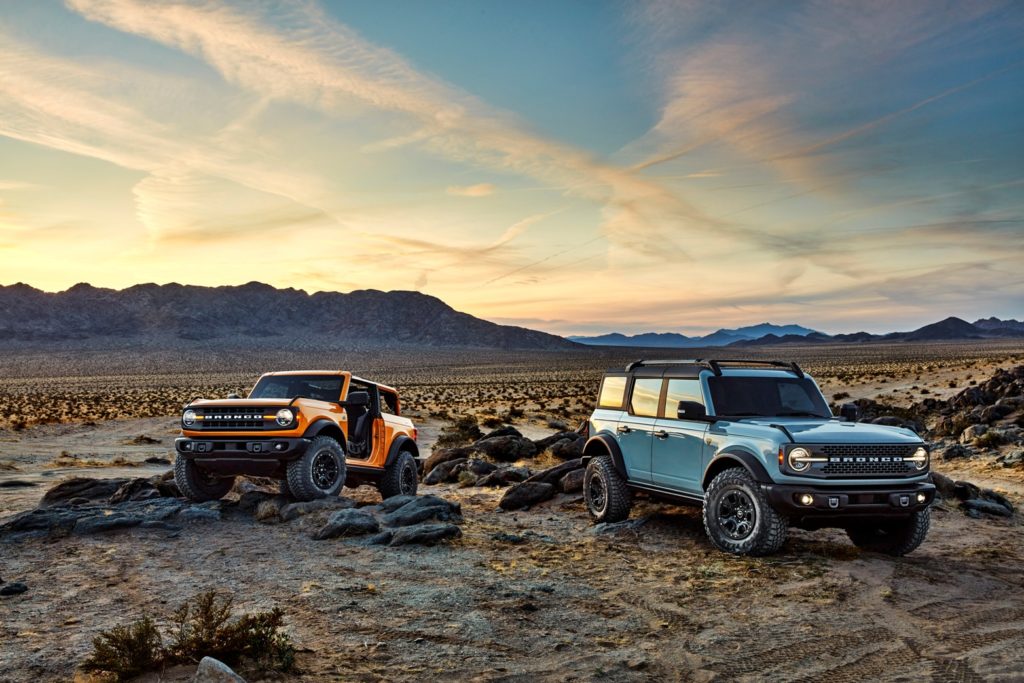 2021 Ford Bronco and Bronco Sport