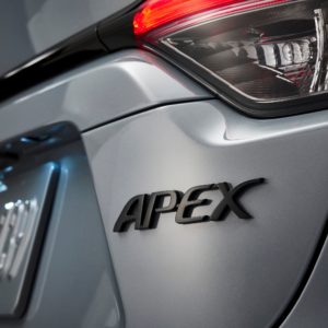 emblem of 2021 toyota corolla with apex edition sport package