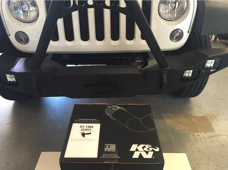 , JC Whitney 101 Sweepstakes Jeep Build — Episode 2: K&#038;N Cold air Intake