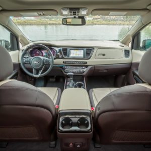 interior of 2021 kia sedona