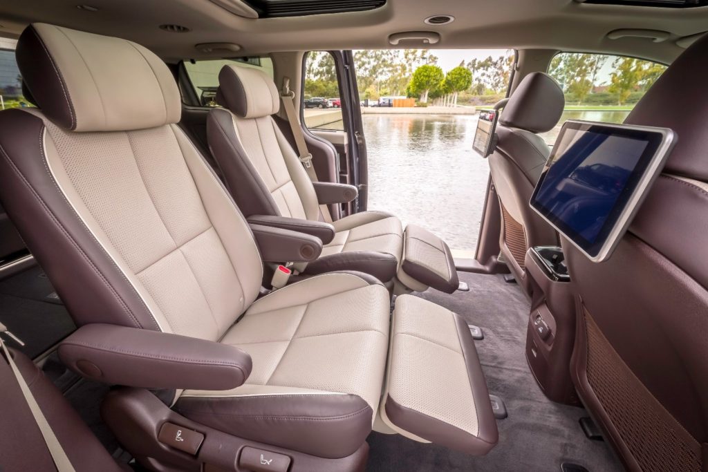 Shot of 2021 Kia Sedona's interior