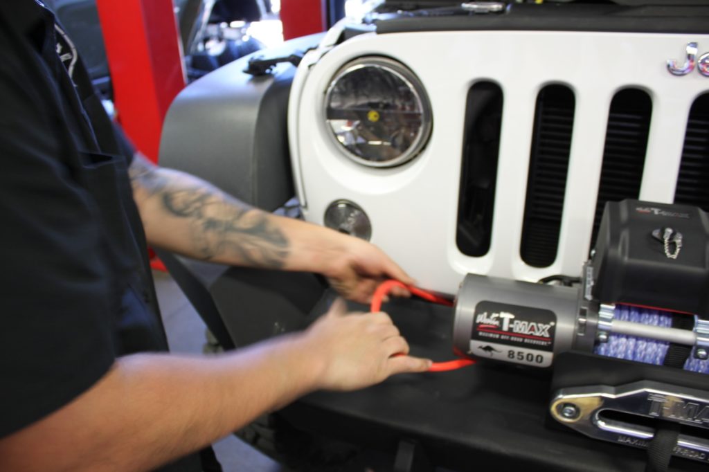 , EPISODE 6: Westin Automotive T-Max EW-8500S Winch Install