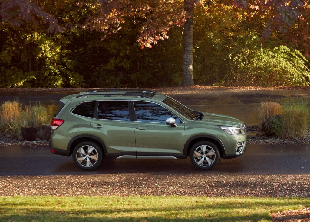 Side shot of Subaru Forester