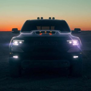 Silhouette of new Ram 1500 TRX