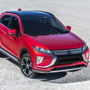 2020 mitsubishi eclipse cross parked outside