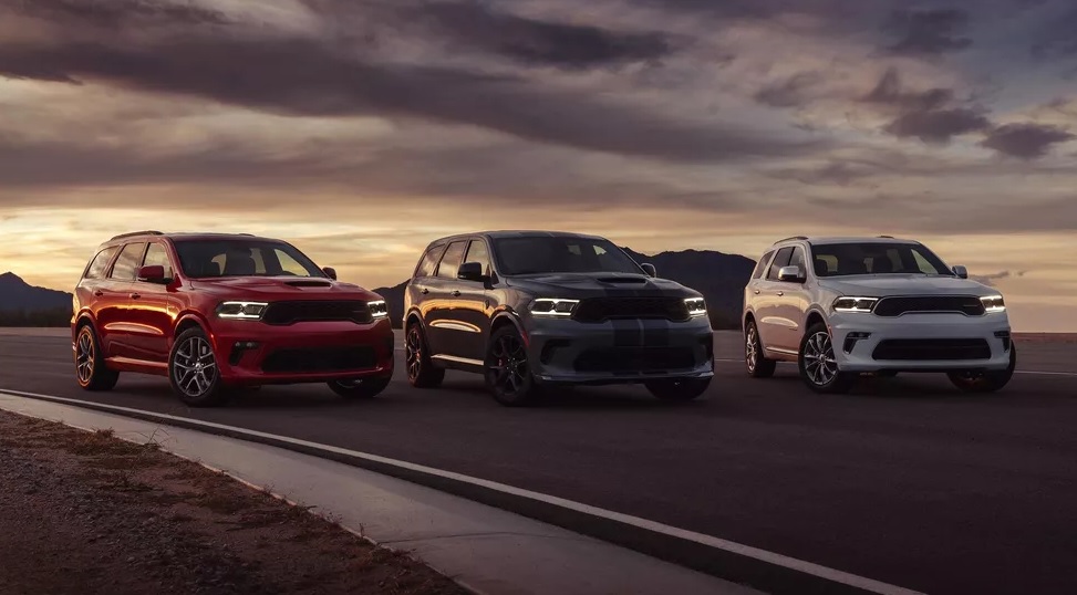 2021 dodge durango suvs parked on the road 1