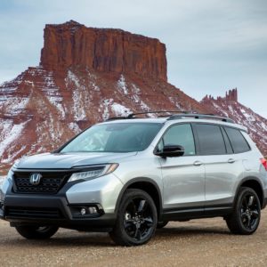 2021 honda passport in the mountains