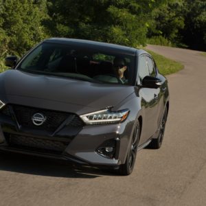 2021 nissan 40th anniversary edition maxima on the road