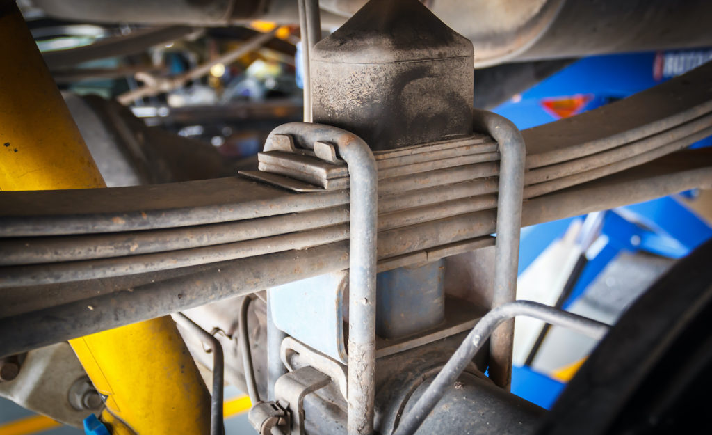 leaf spring of a car